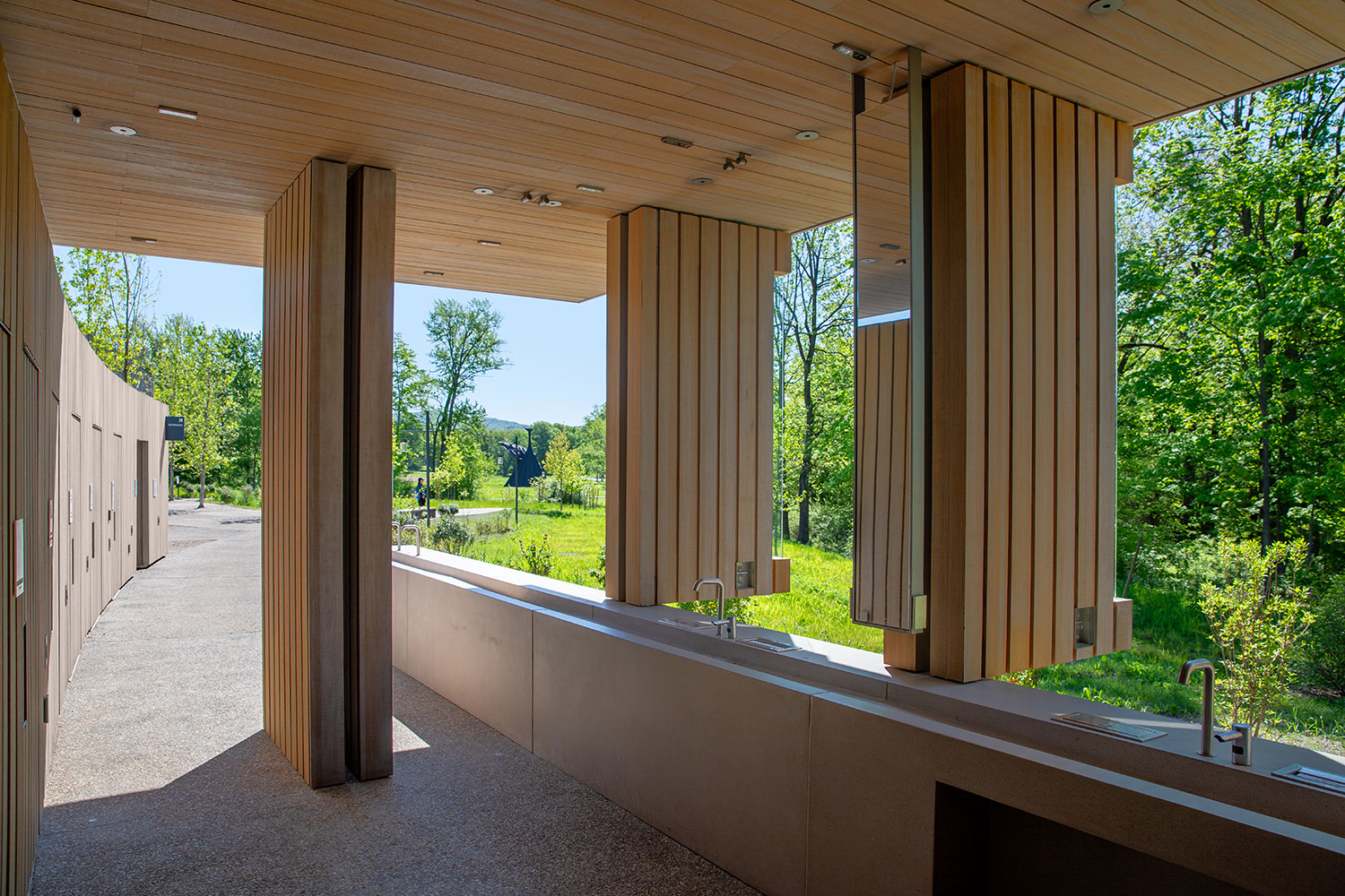 Storm King bathroom pavilion area