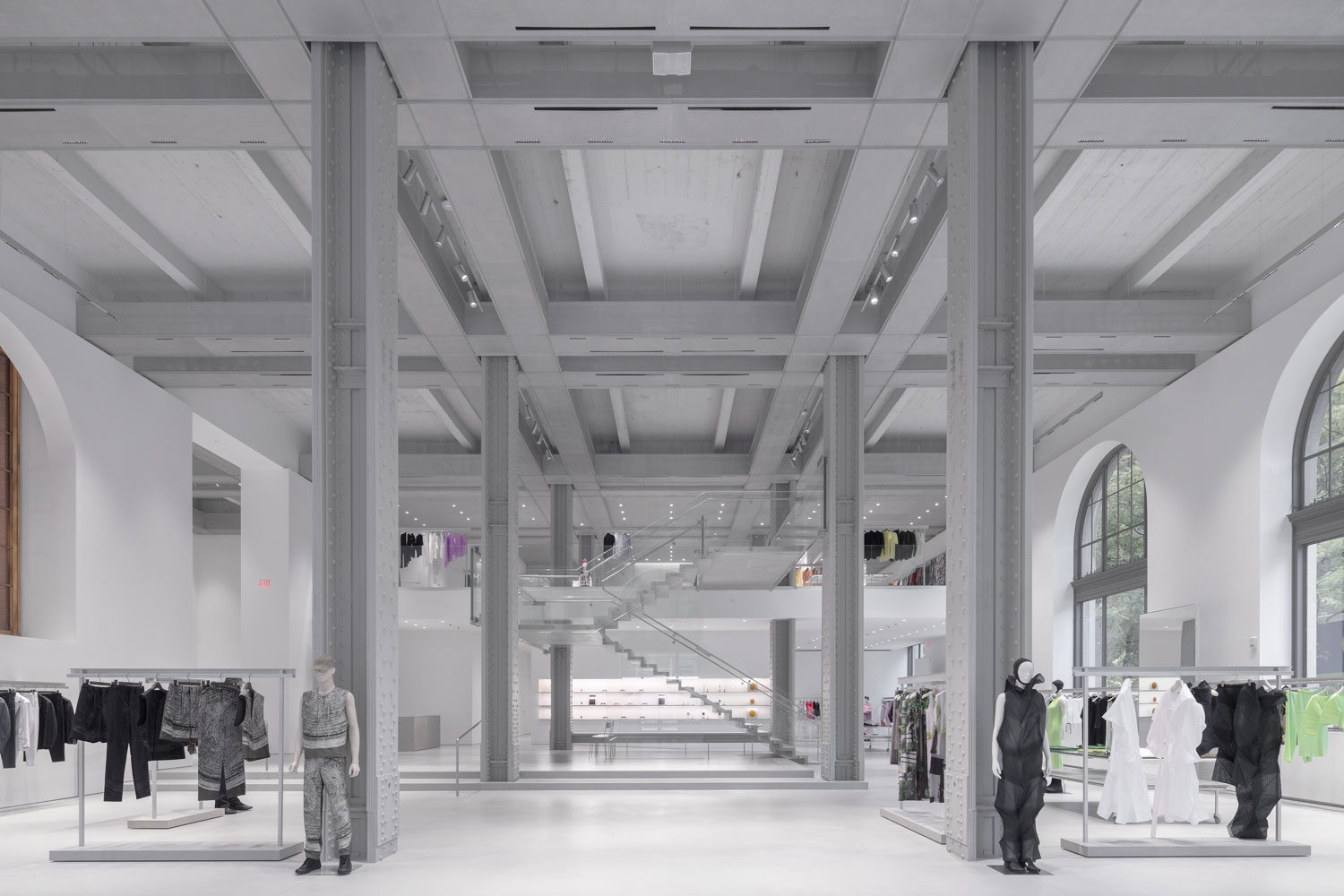 Interior of Issey Miyake New York